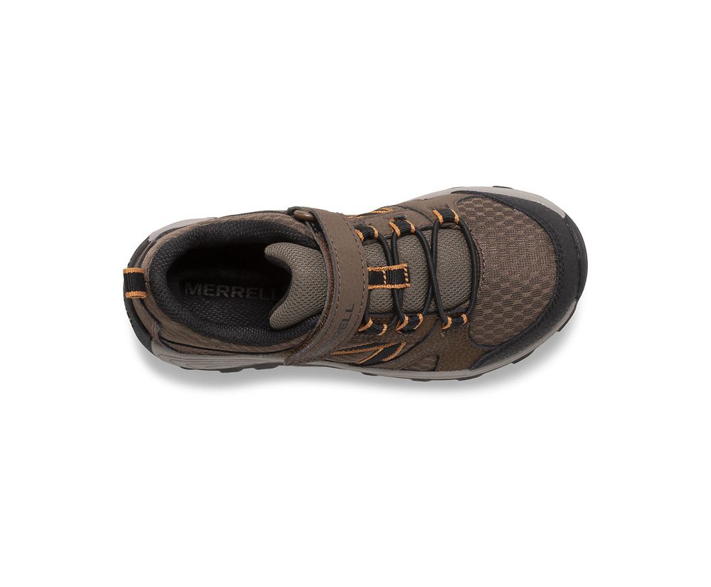 Buty Sportowe Merrell Dziecięce Brązowe - Outback Niskie - 106934-NSG